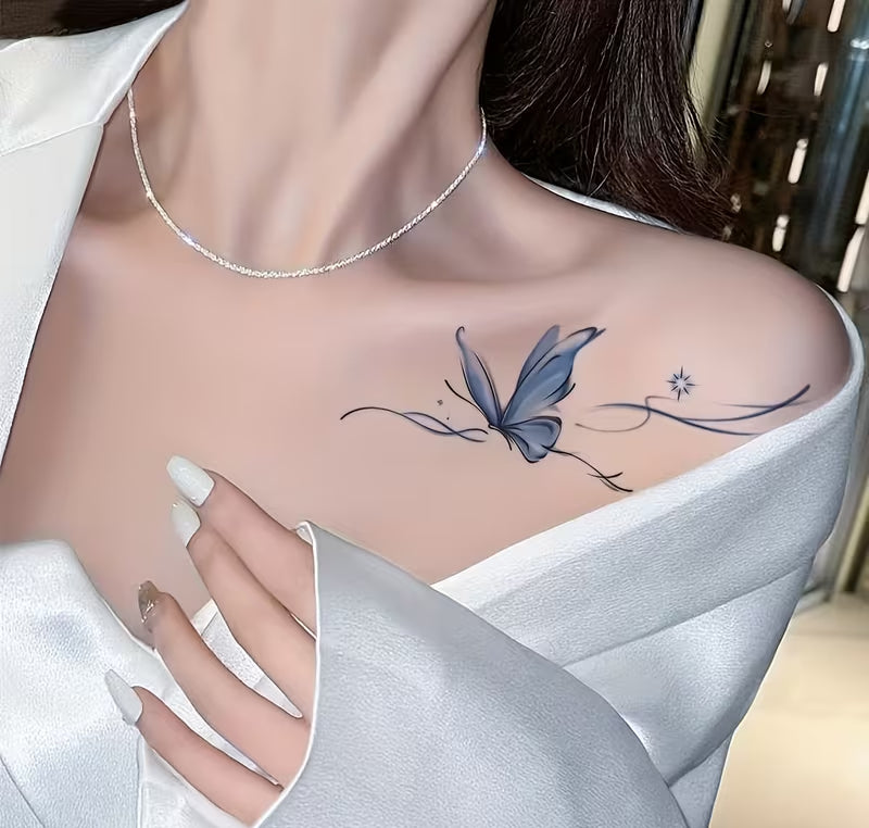 Blauer Schmetterling